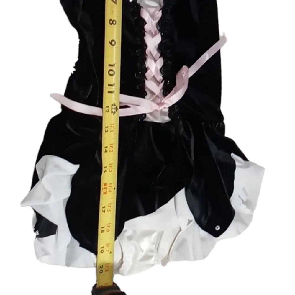 Little Girl's Size Small Dance costume Pink Black Flower